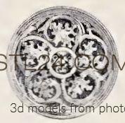 Розетки (ROSETTE_2000 -  | 3D model 3DSMAX / OBJ / STL) 3D модель для ЧПУ станка
